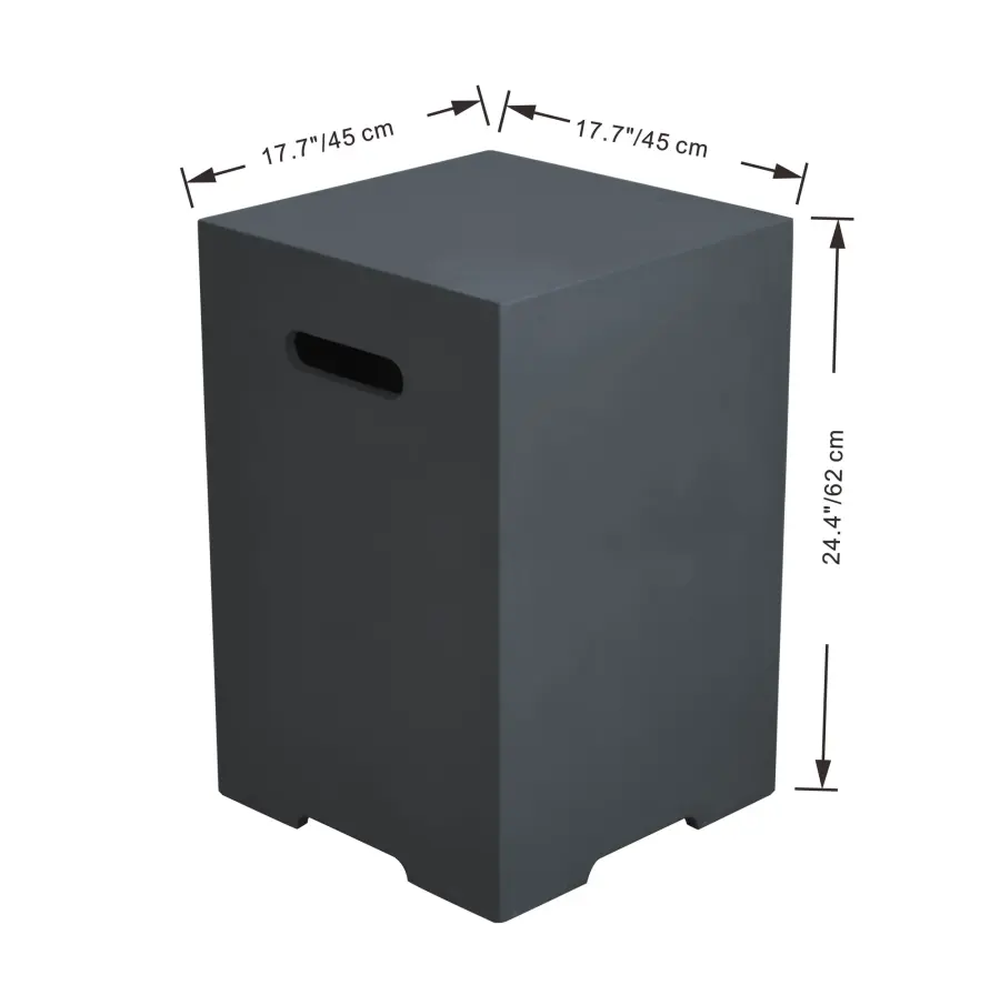 Square Tank Cover for Fire Tables - Image 4