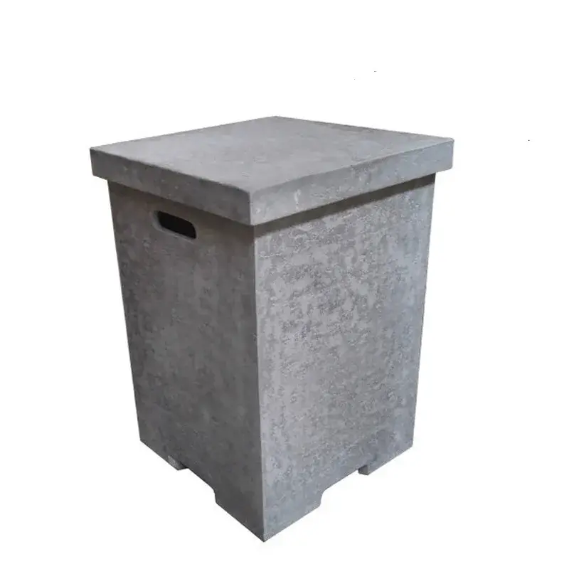 Square Tank Cover - Light Gray/Dark Gray
