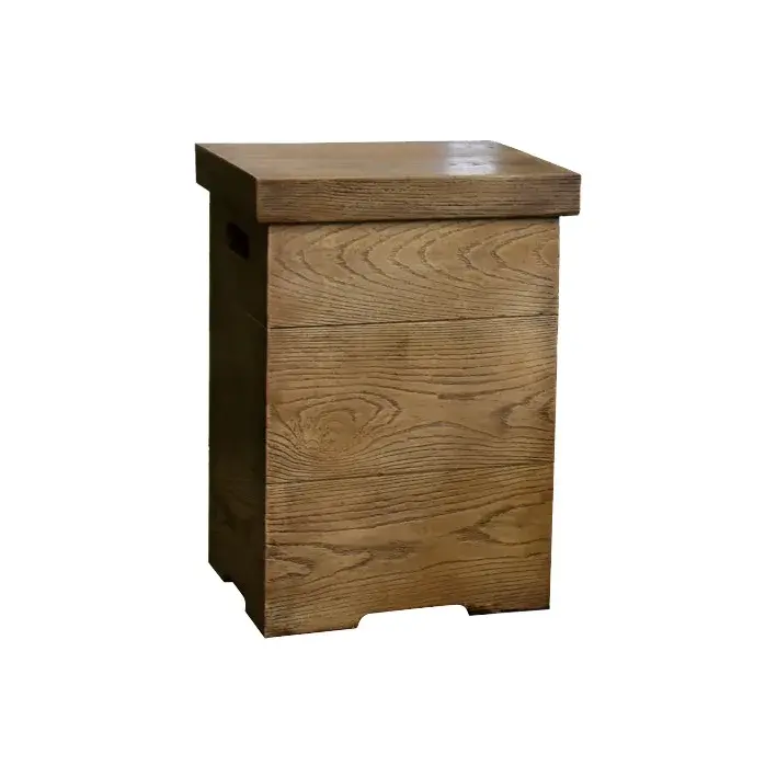Square Tank Cover - Reclaimed Wood