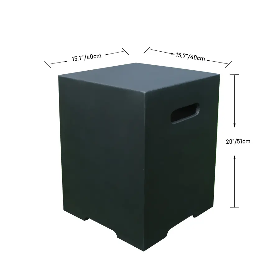 Square Tank Cover for Fire Tables - Image 4