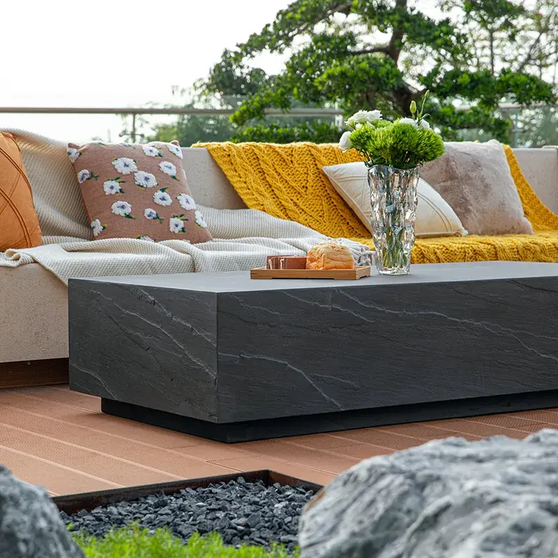 Colorado Sandstone Rectangle Coffee Table - Image 4