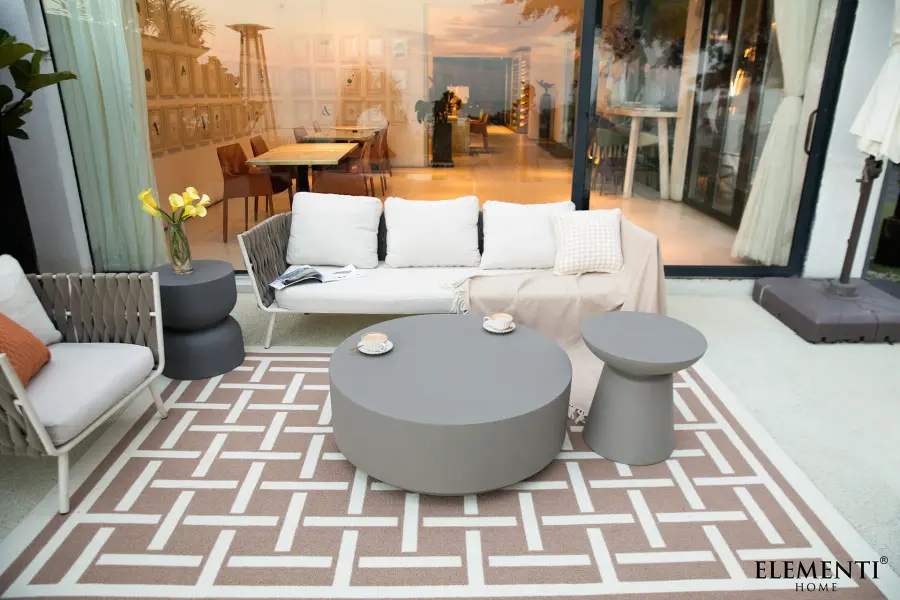 ROME Column Series Large Coffee Table - Image 2