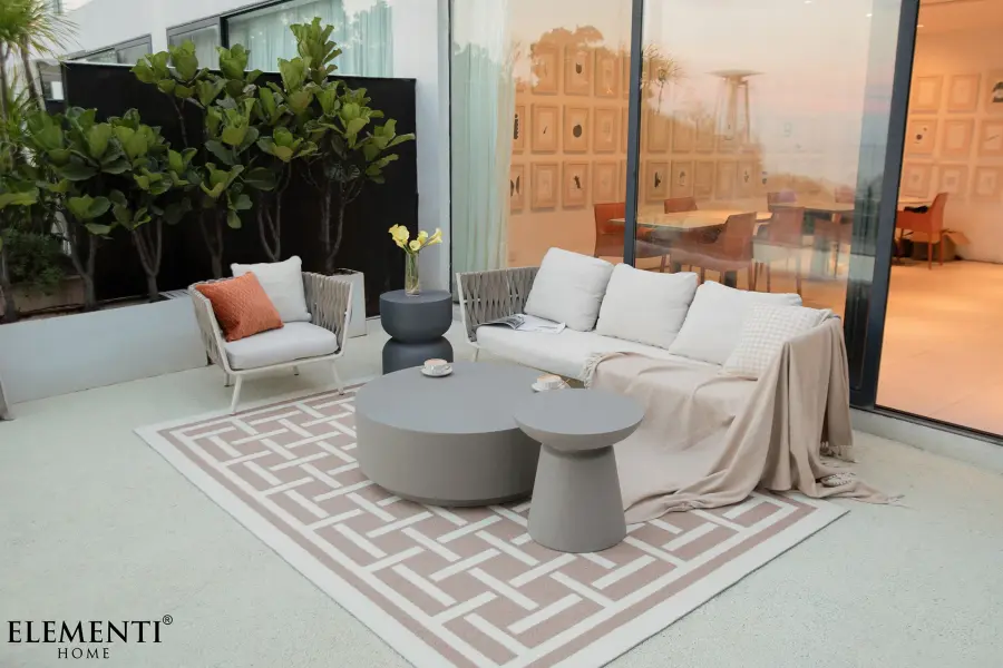 ROME Column Series Large Coffee Table - Image 3
