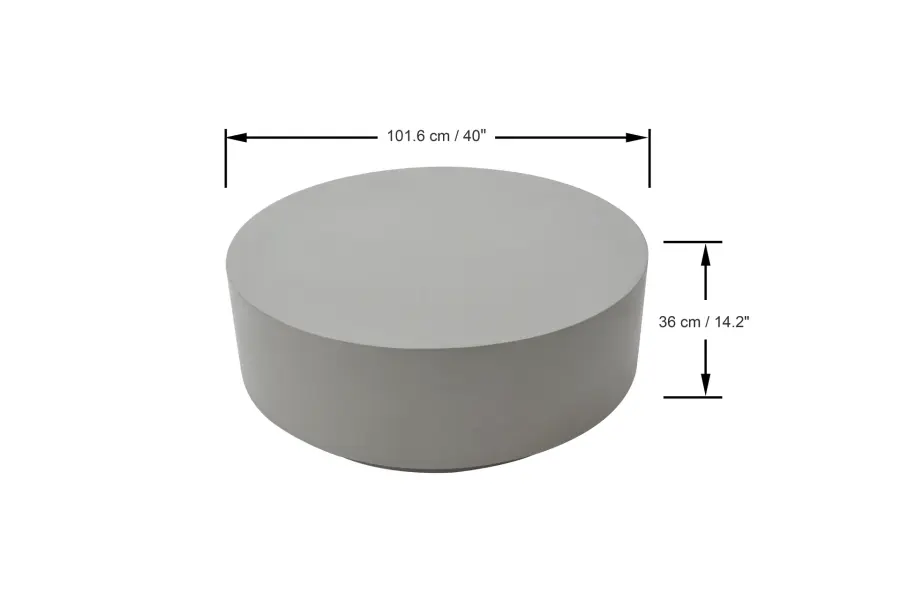 ROME Column Series Large Coffee Table - Image 6