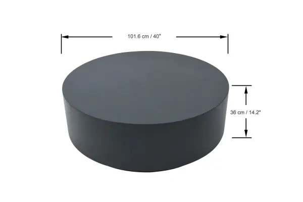 ROME Column Series Large Coffee Table - Image 6