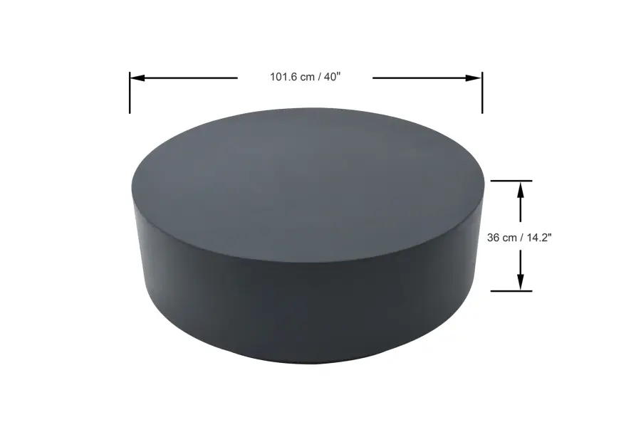 ROME Column Series Large Coffee Table - Image 6
