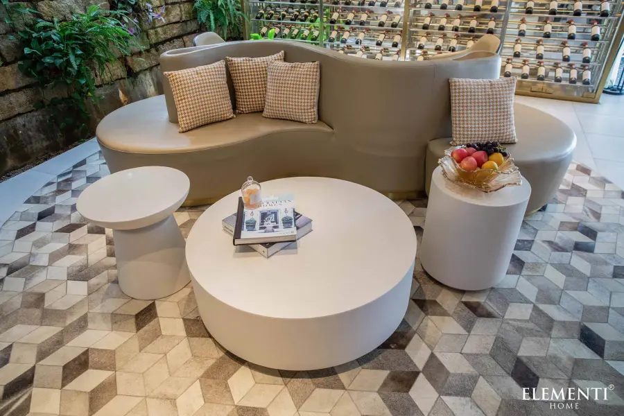 ROME Column Series Large Coffee Table - Image 2