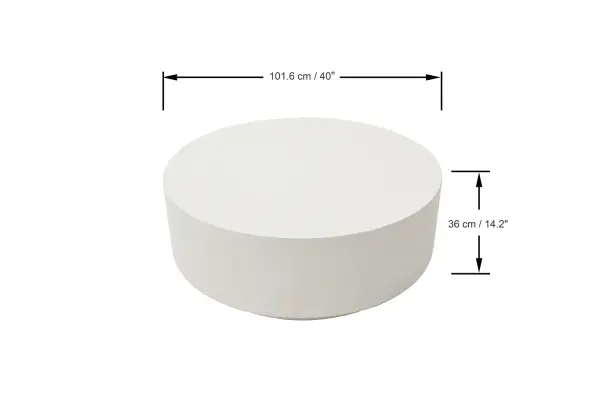 ROME Column Series Large Coffee Table - Image 6