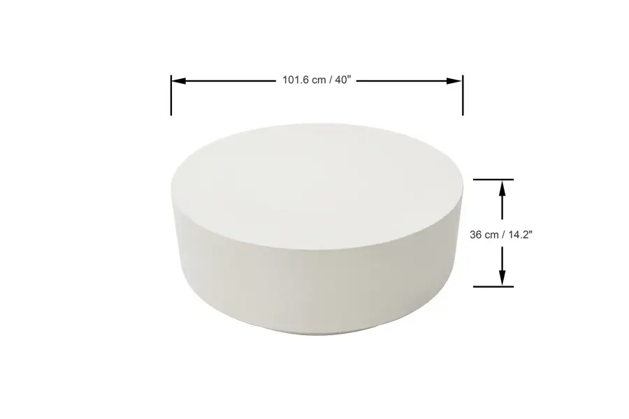 ROME Column Series Large Coffee Table - Image 6