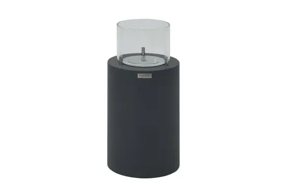 The Boston combines artisanal glass-fiber reinforced concrete with a premium stainless steel ethanol burner. Adjustable heat output up to 18,000 BTUs provides ambiance and warmth for 2+ hours. Indoor/outdoor versatility.