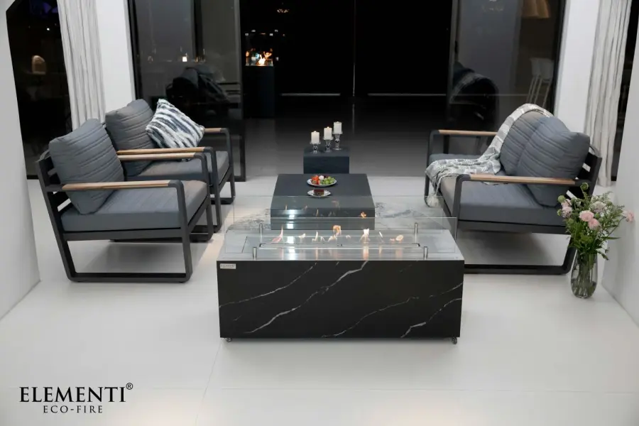 Toronto Smart Ethanol Fireplace Coffee Table - Image 9