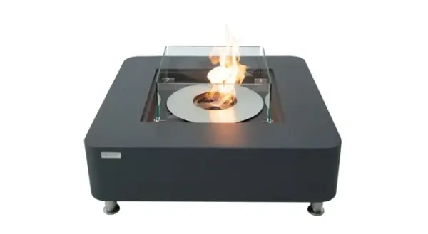 The Perth Ethanol Fire Table combines contemporary design with functional warmth. Featuring handcrafted glass-fiber reinforced concrete construction and a 304 stainless steel burner, it delivers up to 43,000 BTUs of adjustable heat for 3.5-13 hours of burn time.