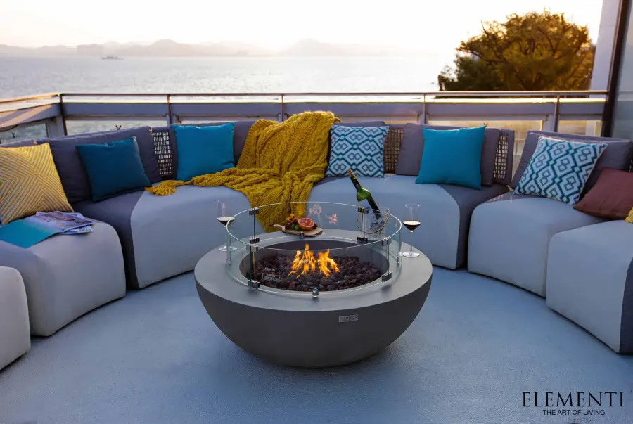 Elementi Lunar Bowl Fire Table - Image 2