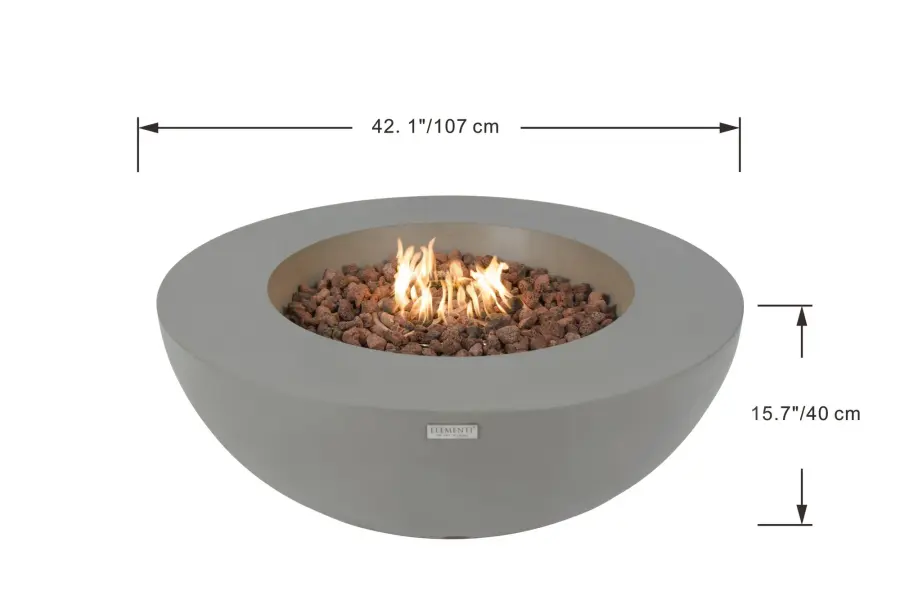 Elementi Lunar Bowl Fire Table - Image 8