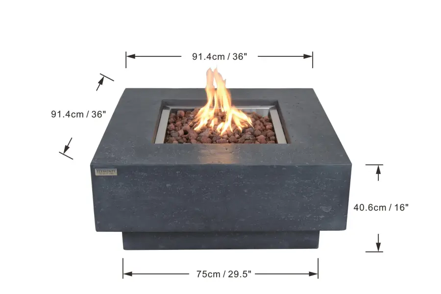 Elementi Manhattan Fire Table - Image 8