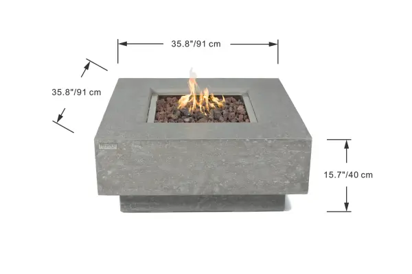 Elementi Manhattan Fire Table - Image 8