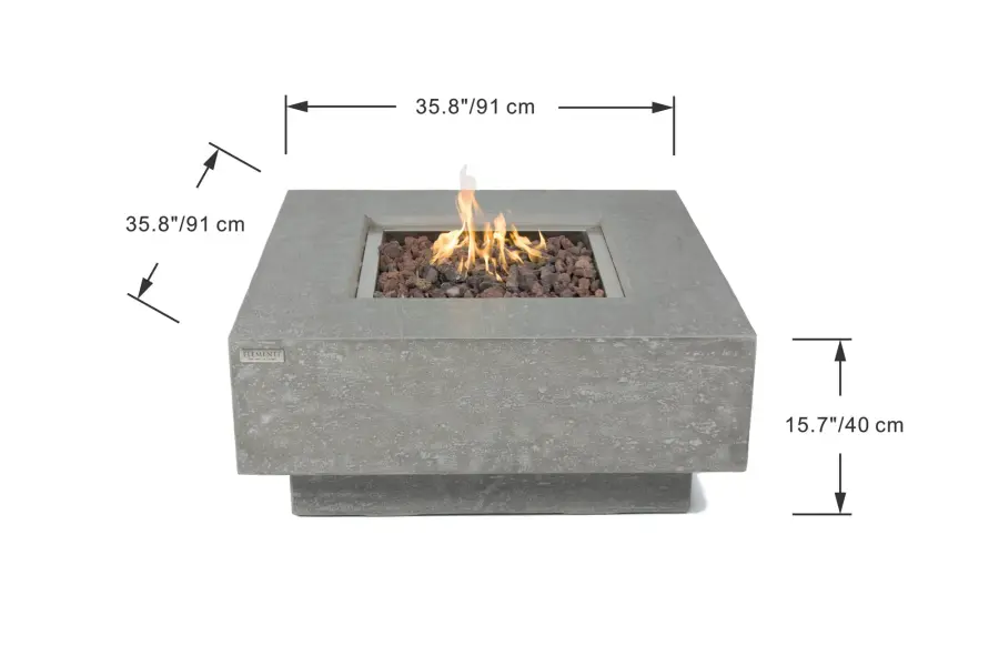 Elementi Manhattan Fire Table - Image 8