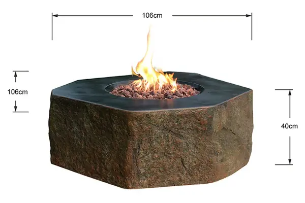 Elementi Columbia Fire Table - Image 10