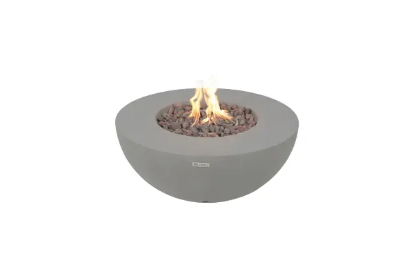 The Modeno Roca Fire Table combines contemporary design with powerful 50,000 BTU heat output. Built from glass-fiber reinforced concrete with stainless steel burner components, it's CSA and CE certified for safety and durability.