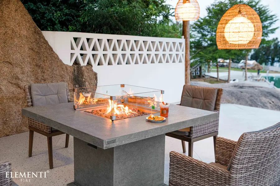 Elementi Birmingham Fire Pit Dining Table - Image 2
