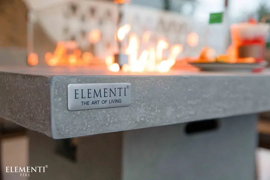 Elementi Birmingham Fire Pit Dining Table - Image 3