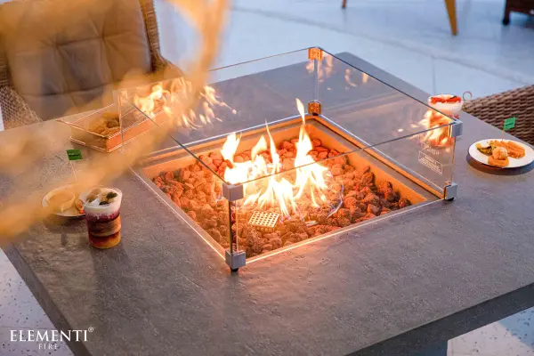 Elementi Birmingham Fire Pit Dining Table - Image 4