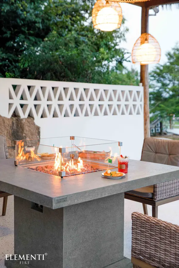Elementi Birmingham Fire Pit Dining Table - Image 5
