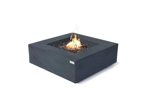 The Roraima Fire Table combines handcrafted glass-fiber reinforced concrete with a powerful 60,000 BTU stainless steel burner. Perfect for outdoor entertaining with included accessories and 2-year warranty.