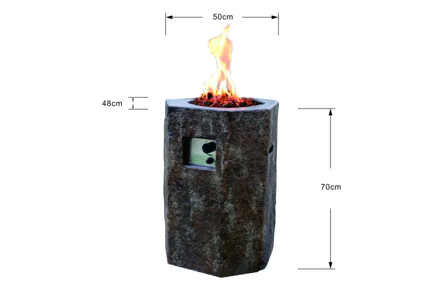 Modeno Basalt Column Fire Pit - Image 3