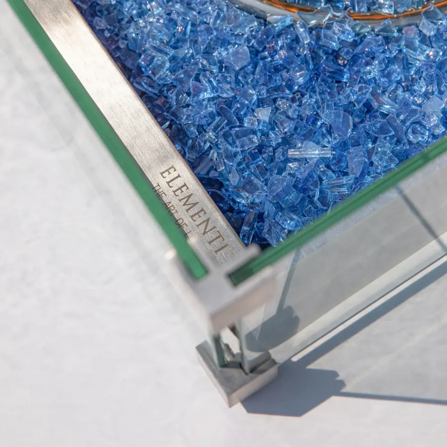 Annecy Marble Porcelain Fire Table - Image 5