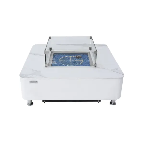 Annecy Marble Porcelain Fire Table - Image 8