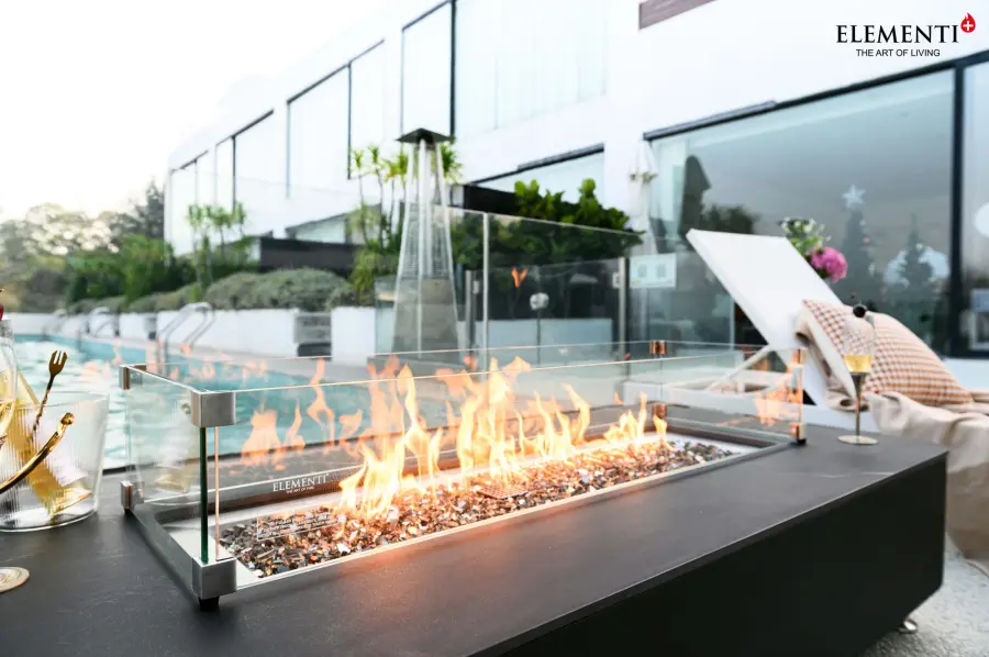 Valencia Porcelain Top Fire Table - Image 4