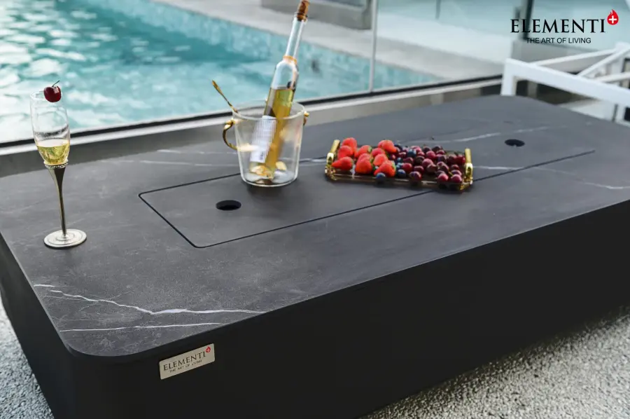 Valencia Porcelain Top Fire Table - Image 6