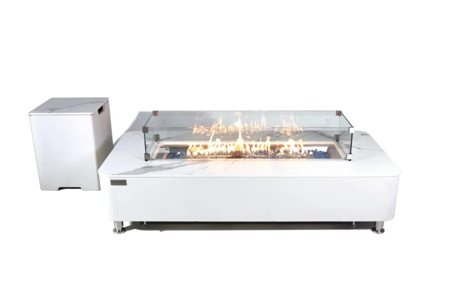 ELEMENTI PLUS Athens Porcelain Fire Table - Image 7