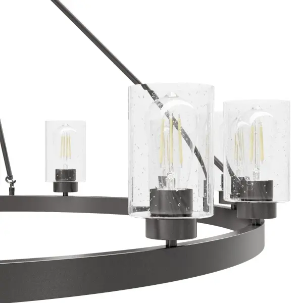 Hartland 12-Light Chandelier in Brushed Nickel - Image 21