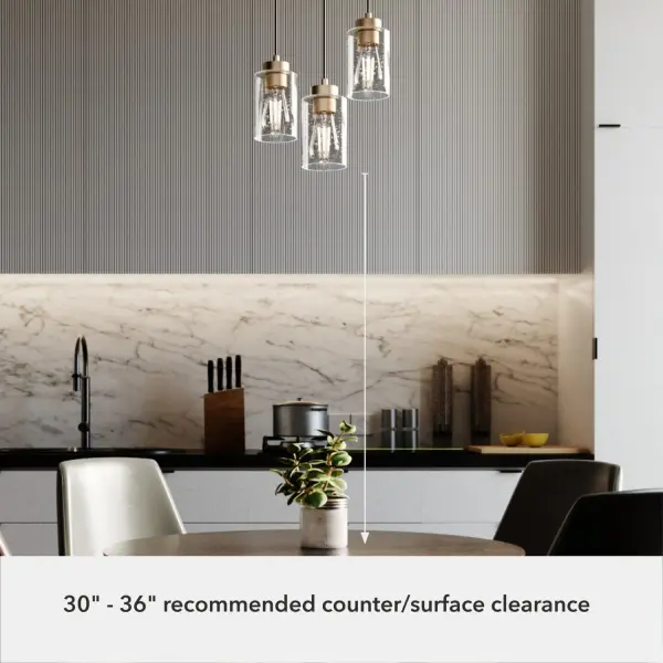 Hartland Three Light Pendant in Alturas Gold - Image 14