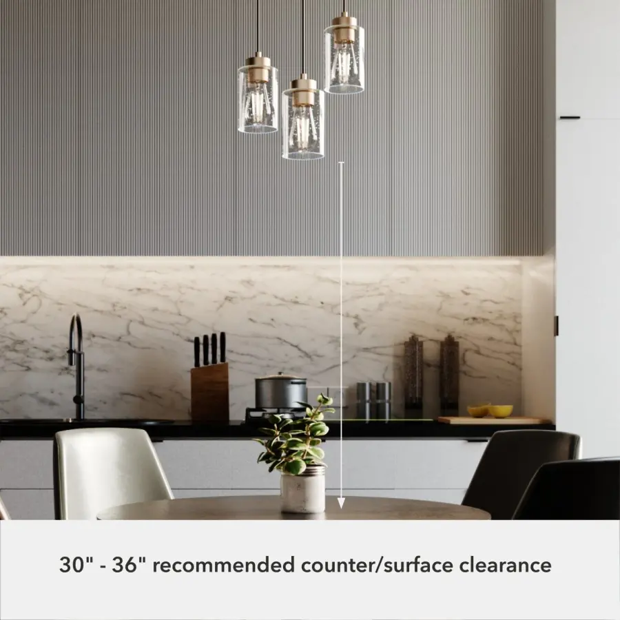 Hartland Three Light Pendant in Alturas Gold - Image 14