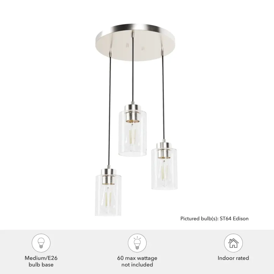 Hartland Three Light Pendant in Alturas Gold - Image 9