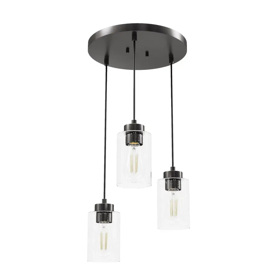 Hartland Three Light Pendant in Alturas Gold - Image 1