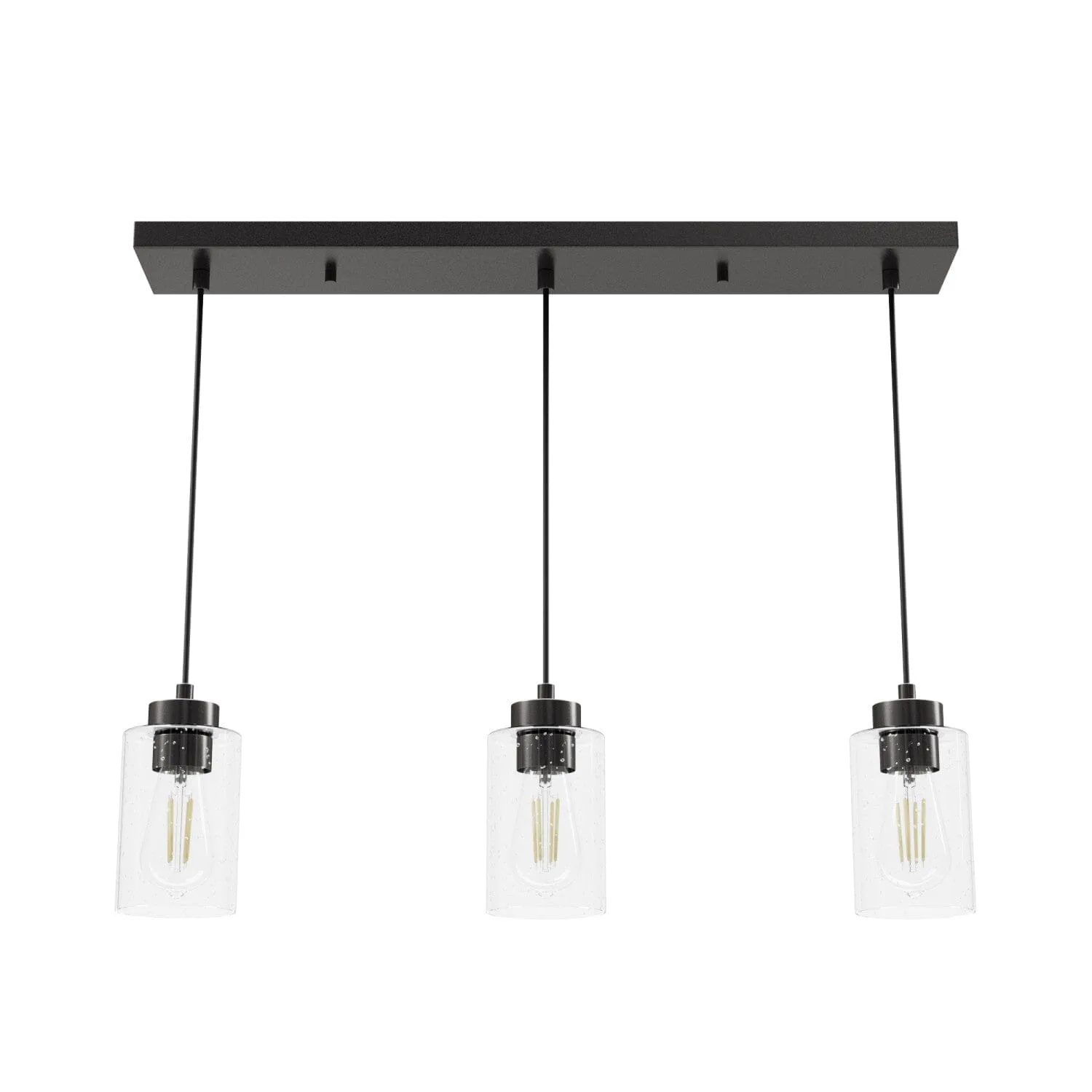 Hartland Three Light Pendant in Brushed Nickel