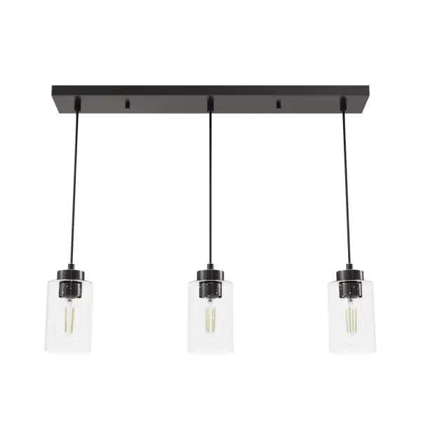 Hartland Three Light Pendant in Brushed Nickel - Image 17