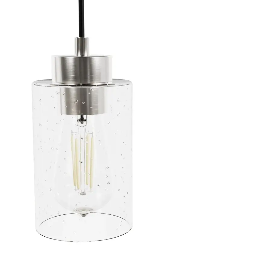 Hartland Three Light Pendant in Brushed Nickel - Image 25