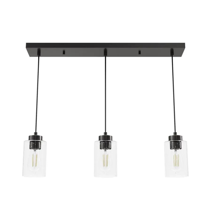 Hartland Three Light Pendant in Noble Bronze - Image 1