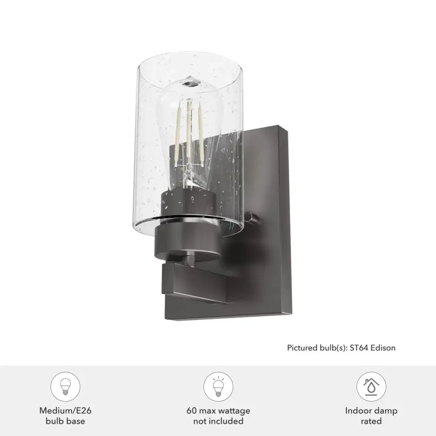Hartland One Light Wall Sconce in Noble Bronze - Image 4
