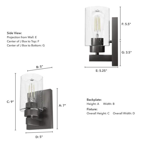 Hartland One Light Wall Sconce in Noble Bronze - Image 7