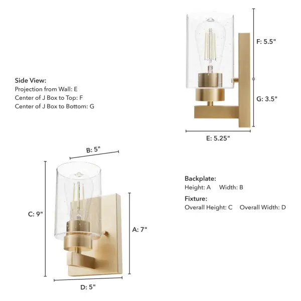 Hartland One Light Wall Sconce in Noble Bronze - Image 8