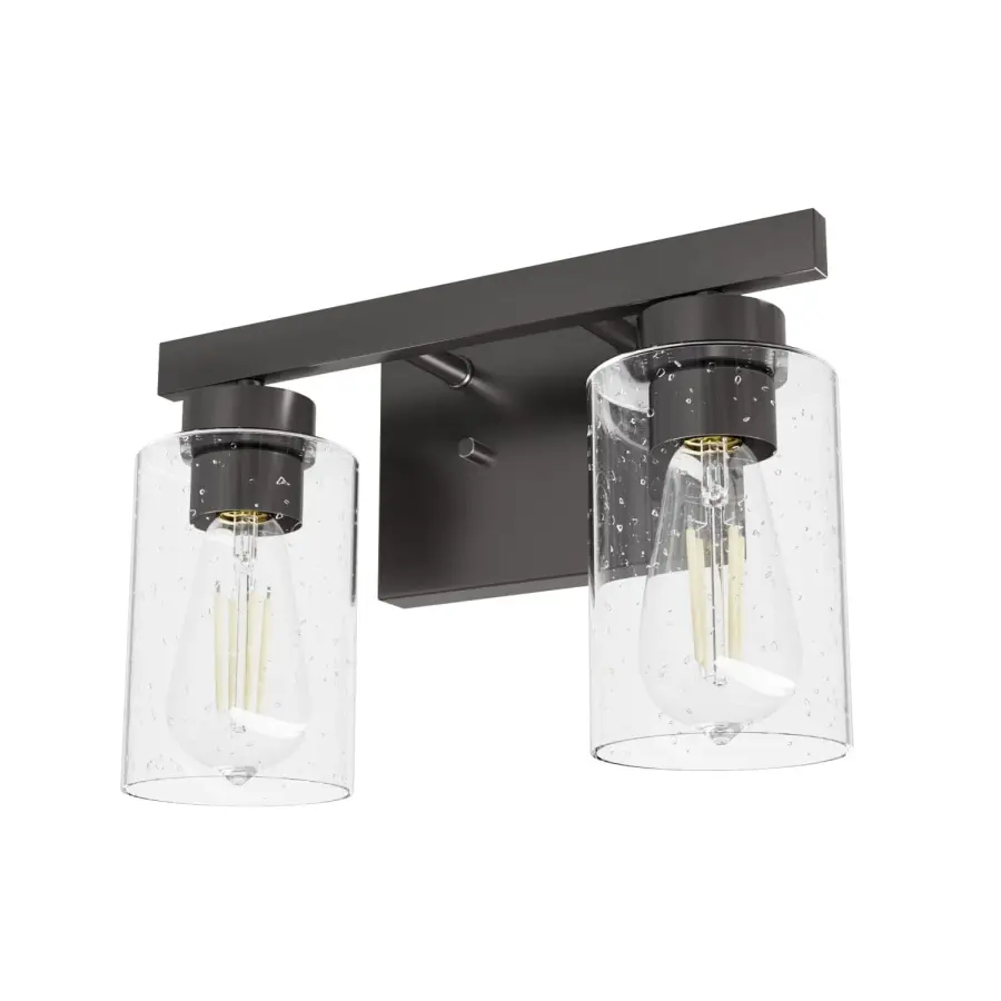 Hartland Two Light Bathroom Vanity in Noble Bronze - Image 13
