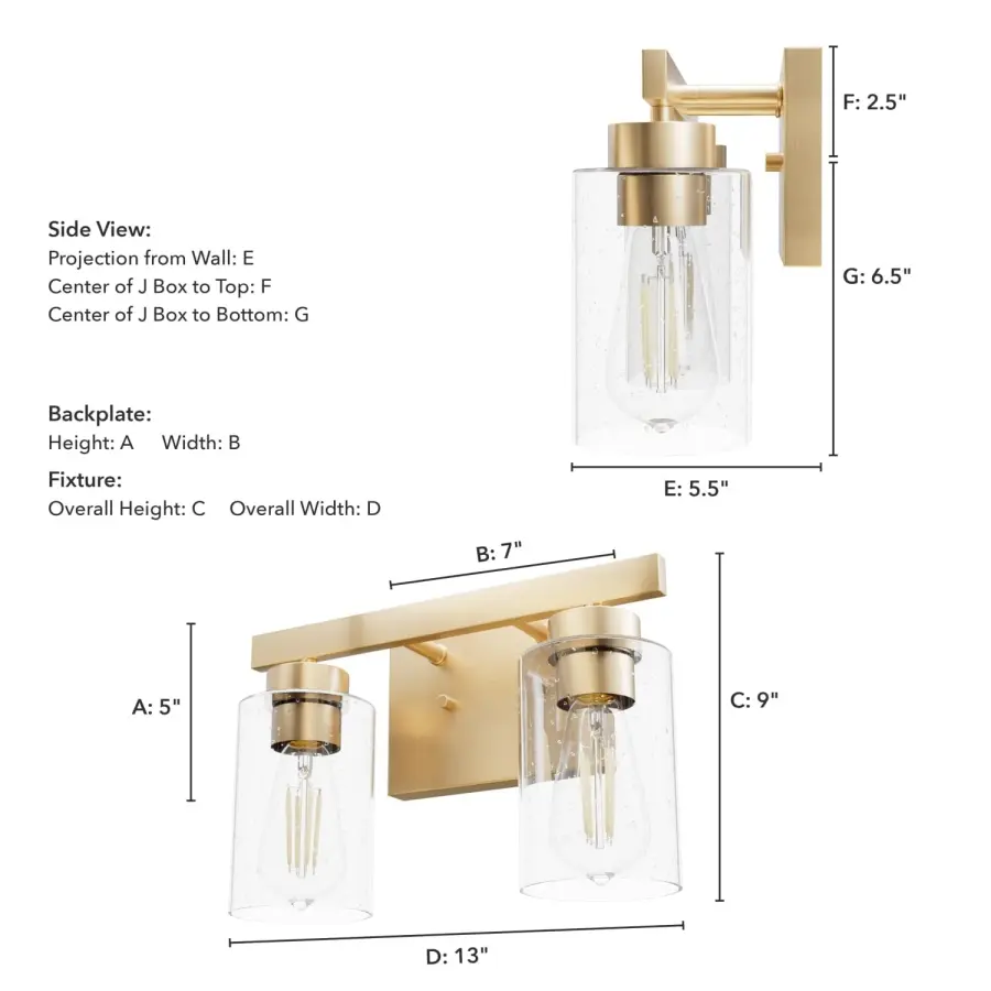 Hartland Two Light Bathroom Vanity in Noble Bronze - Image 7