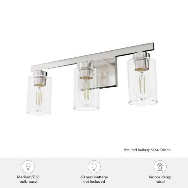 Hartland Three Light Bathroom Vanity in Noble Bronze - Image 4
