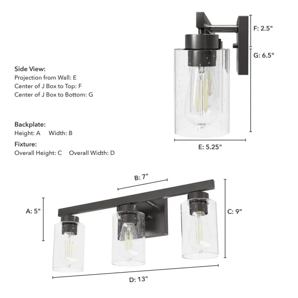Hartland Three Light Bathroom Vanity in Noble Bronze - Image 8
